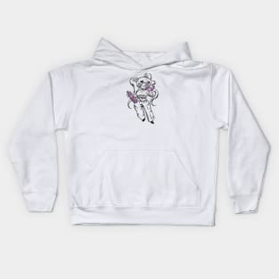 Party Robot Type: Pink Kids Hoodie